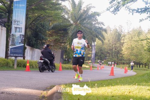 Race photo from Taman Budaya x BOGORUN 2025