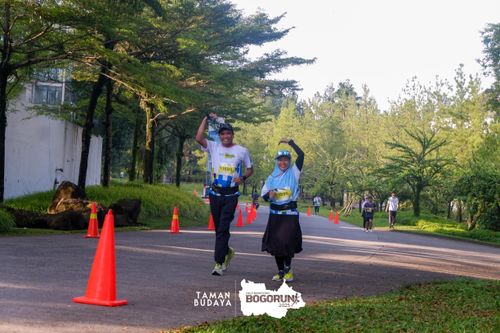 Race photo from Taman Budaya x BOGORUN 2025