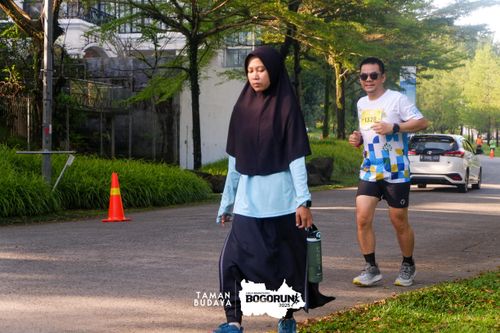 Race photo from Taman Budaya x BOGORUN 2025