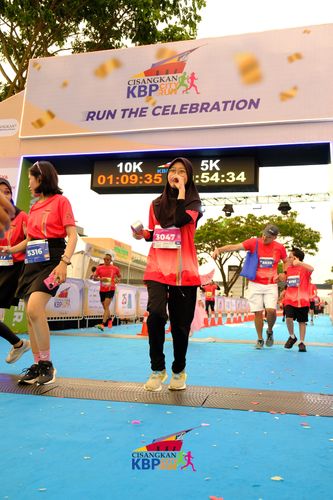 Race photo from CISANGKAN KBP CITY RUN 2025