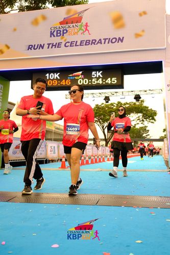 Race photo from CISANGKAN KBP CITY RUN 2025