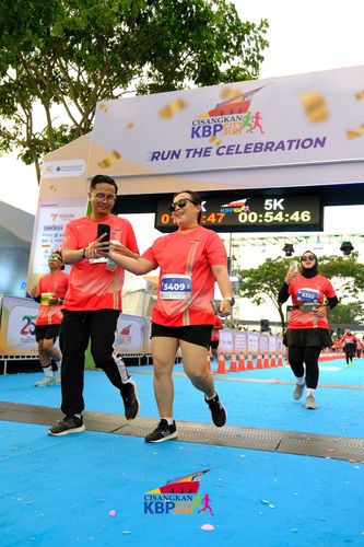 Race photo from CISANGKAN KBP CITY RUN 2025