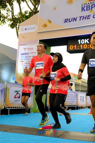 Race photo from CISANGKAN KBP CITY RUN 2025