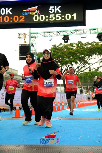 Race photo from CISANGKAN KBP CITY RUN 2025