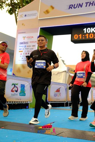 Race photo from CISANGKAN KBP CITY RUN 2025