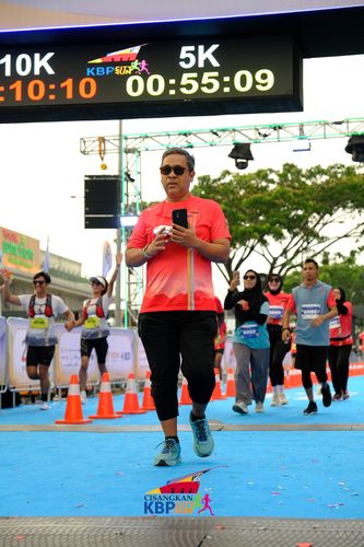 Race photo from CISANGKAN KBP CITY RUN 2025