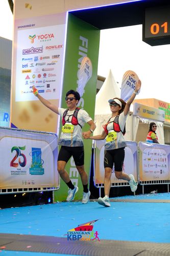 Race photo from CISANGKAN KBP CITY RUN 2025