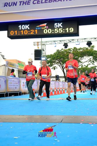 Race photo from CISANGKAN KBP CITY RUN 2025