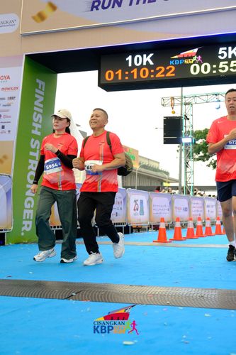 Race photo from CISANGKAN KBP CITY RUN 2025