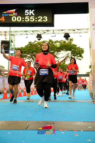 Race photo from CISANGKAN KBP CITY RUN 2025