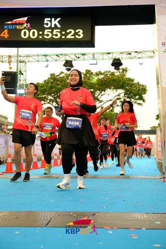 Race photo from CISANGKAN KBP CITY RUN 2025