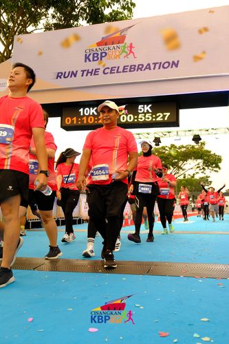 Race photo from CISANGKAN KBP CITY RUN 2025