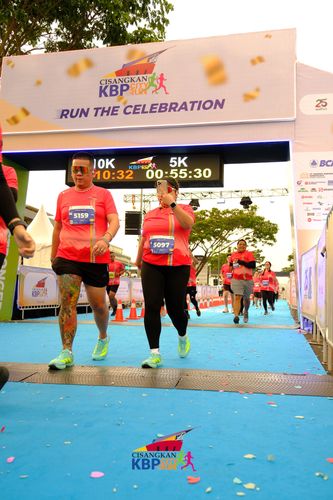 Race photo from CISANGKAN KBP CITY RUN 2025