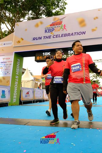 Race photo from CISANGKAN KBP CITY RUN 2025