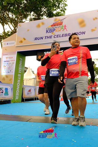 Race photo from CISANGKAN KBP CITY RUN 2025