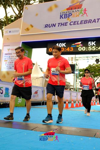 Race photo from CISANGKAN KBP CITY RUN 2025