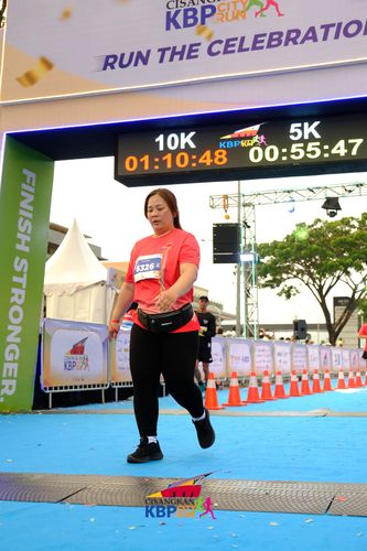 Race photo from CISANGKAN KBP CITY RUN 2025