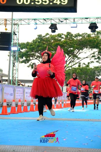 Race photo from CISANGKAN KBP CITY RUN 2025