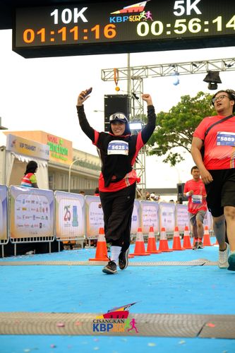 Race photo from CISANGKAN KBP CITY RUN 2025