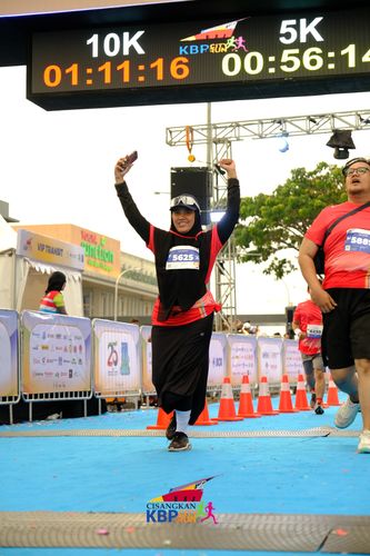 Race photo from CISANGKAN KBP CITY RUN 2025