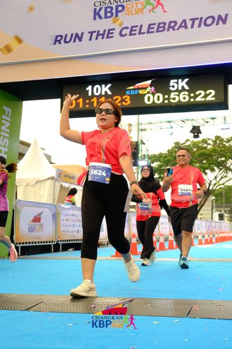 Race photo from CISANGKAN KBP CITY RUN 2025