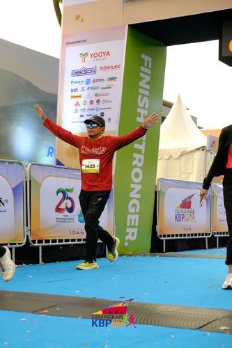 Race photo from CISANGKAN KBP CITY RUN 2025