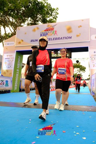 Race photo from CISANGKAN KBP CITY RUN 2025