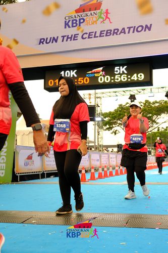 Race photo from CISANGKAN KBP CITY RUN 2025
