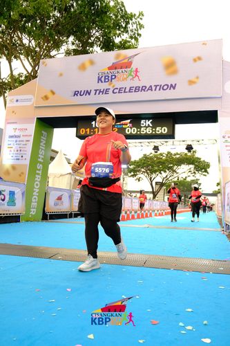Race photo from CISANGKAN KBP CITY RUN 2025