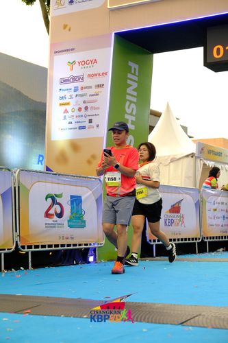 Race photo from CISANGKAN KBP CITY RUN 2025