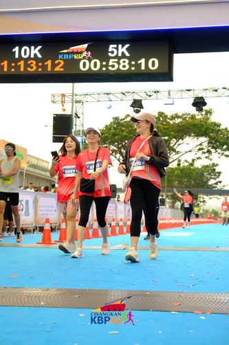 Race photo from CISANGKAN KBP CITY RUN 2025