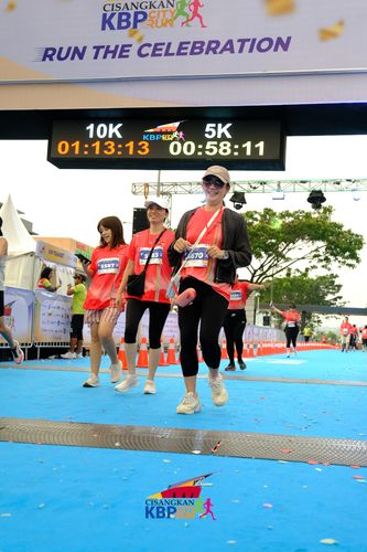 Race photo from CISANGKAN KBP CITY RUN 2025