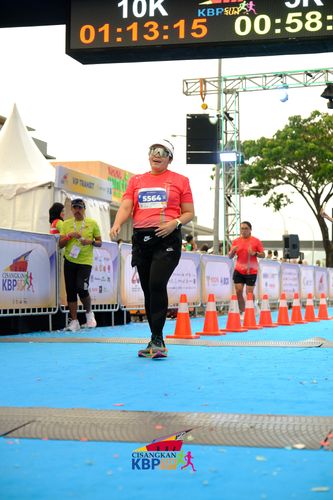 Race photo from CISANGKAN KBP CITY RUN 2025