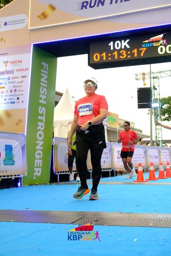 Race photo from CISANGKAN KBP CITY RUN 2025