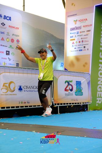 Race photo from CISANGKAN KBP CITY RUN 2025