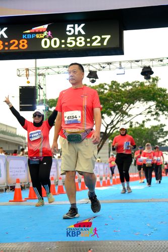 Race photo from CISANGKAN KBP CITY RUN 2025