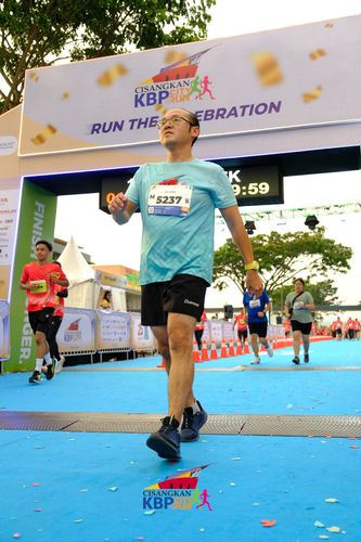 Race photo from CISANGKAN KBP CITY RUN 2025
