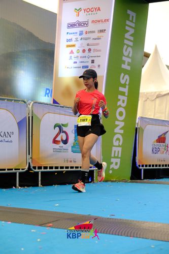Race photo from CISANGKAN KBP CITY RUN 2025