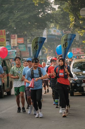 Race photo from Running 5 K