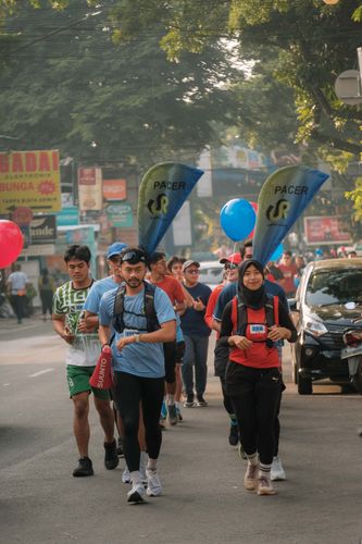 Race photo from Running 5 K