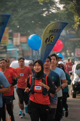 Race photo from Running 5 K