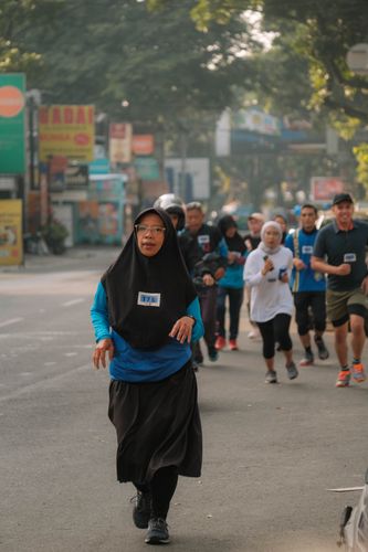 Race photo from Running 5 K