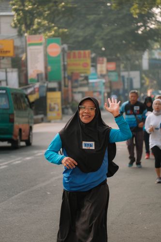 Race photo from Running 5 K