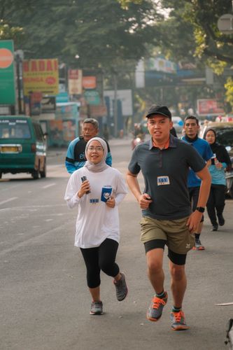 Race photo from Running 5 K