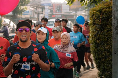 Race photo from Running 5 K