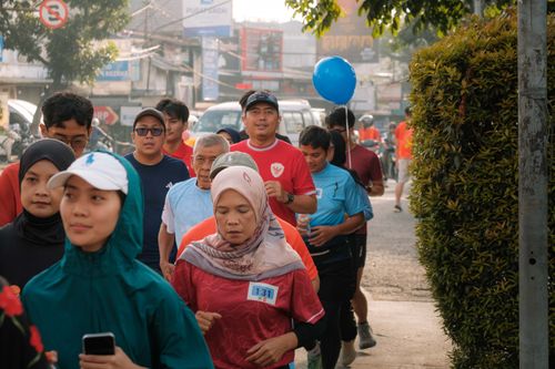 Race photo from Running 5 K