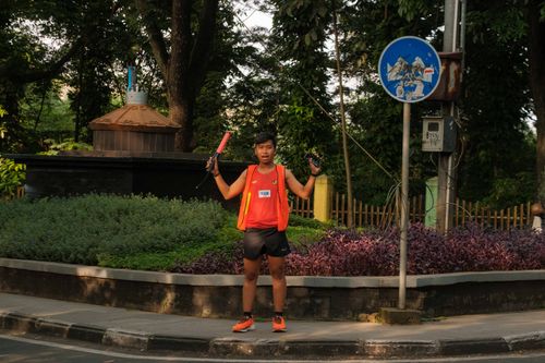 Race photo from Running 5 K