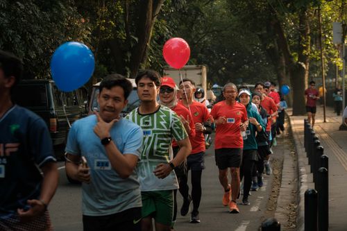 Race photo from Running 5 K