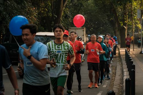 Race photo from Running 5 K