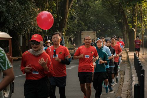 Race photo from Running 5 K
